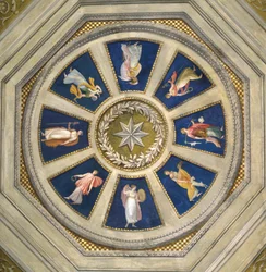 Plafond de Ménade au Palazzo Chigi, Rome, vers 1770